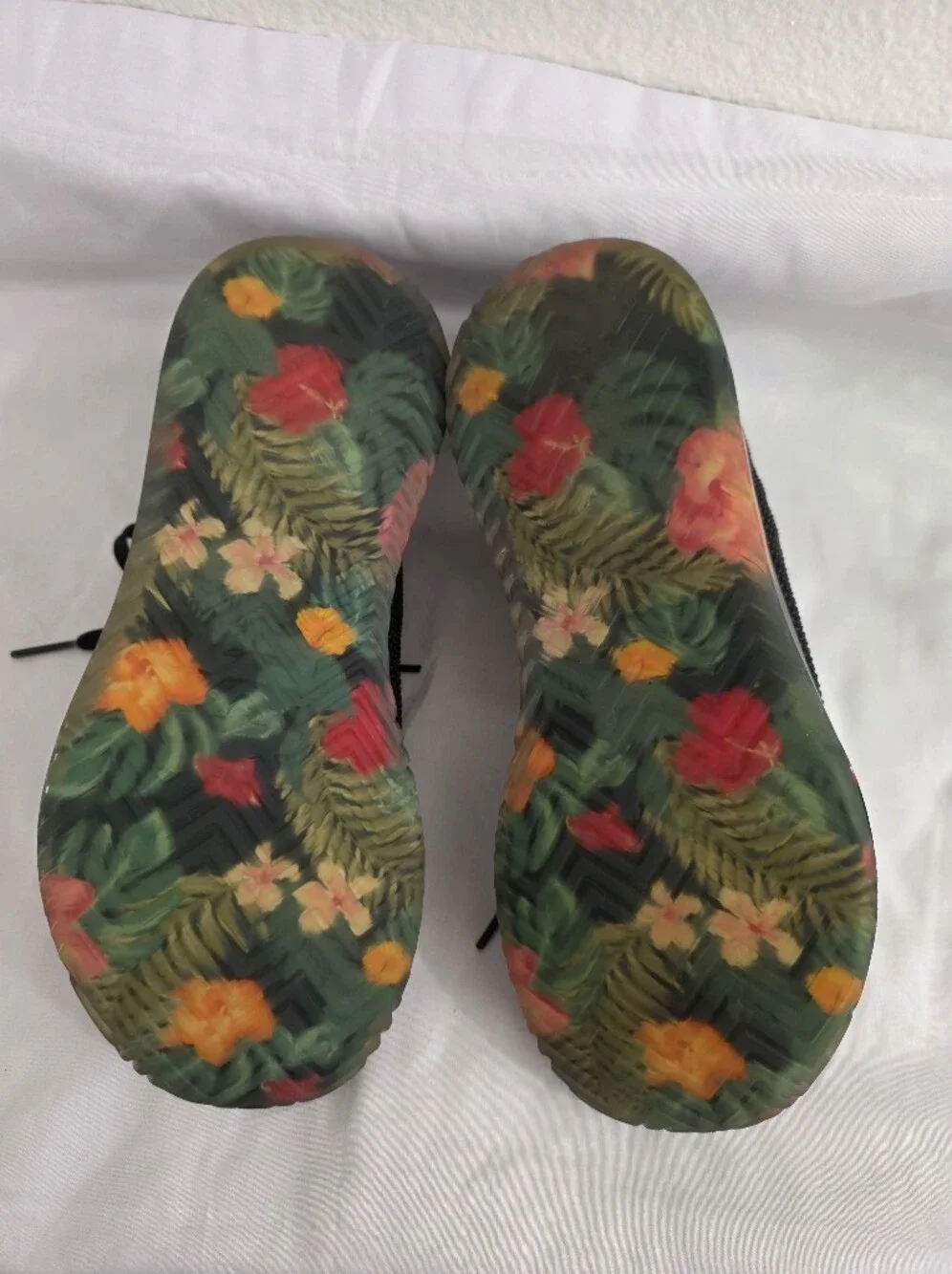NOBULL Black Tropical Print Women’s Trainer Plus Size 9